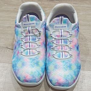 Skechers Kids' Multicolor Tie-Dye Sneakers